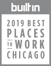 Built In 2019 Best Places to Work Chicago logo