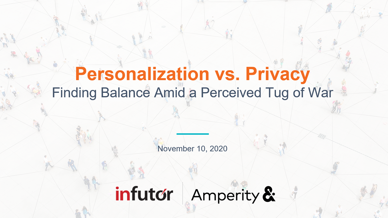 Personalization vs. Privacy webinar