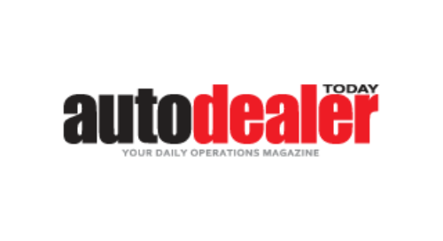 Auto Dealer Today magazine logo with bold black and red text.