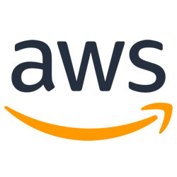 aws-logo AWS logo featuring stylized text and an orange smile.