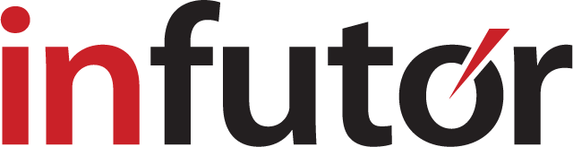 infutor-logo InfutorData logo with bold black and red text.