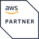 AWS Partner Network logo on a blue and white background.