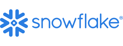 VIA-Speaker-Logos_0004_snowflake-logo-white Snowflake company logo in blue featuring a stylized snowflake design.