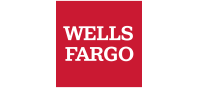 wells-fargo Wells Fargo logo in red block with white text.