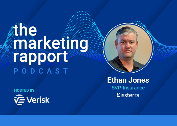 The Marketing Rapport Podcast featuring Ethan Jones, SVP of Insurance at Kisstera.
