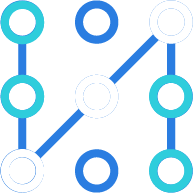 Pattern lock icon representing smartphone security