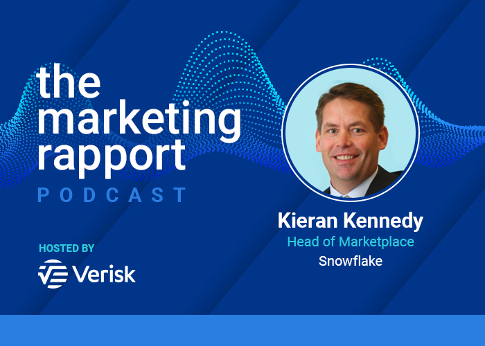 Podcast featuring Kieran Kennedy of Snowflake on The Marketing Rapport.