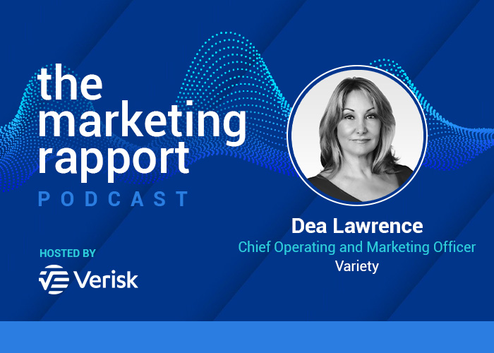 The Marketing Rapport Podcast featuring Dea Lawrence from Variety.