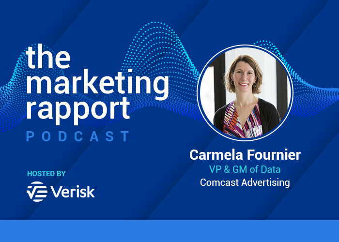 The Marketing Rapport Podcast featuring Carmela Fournier of Comcast Advertising.