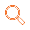 orange search icon